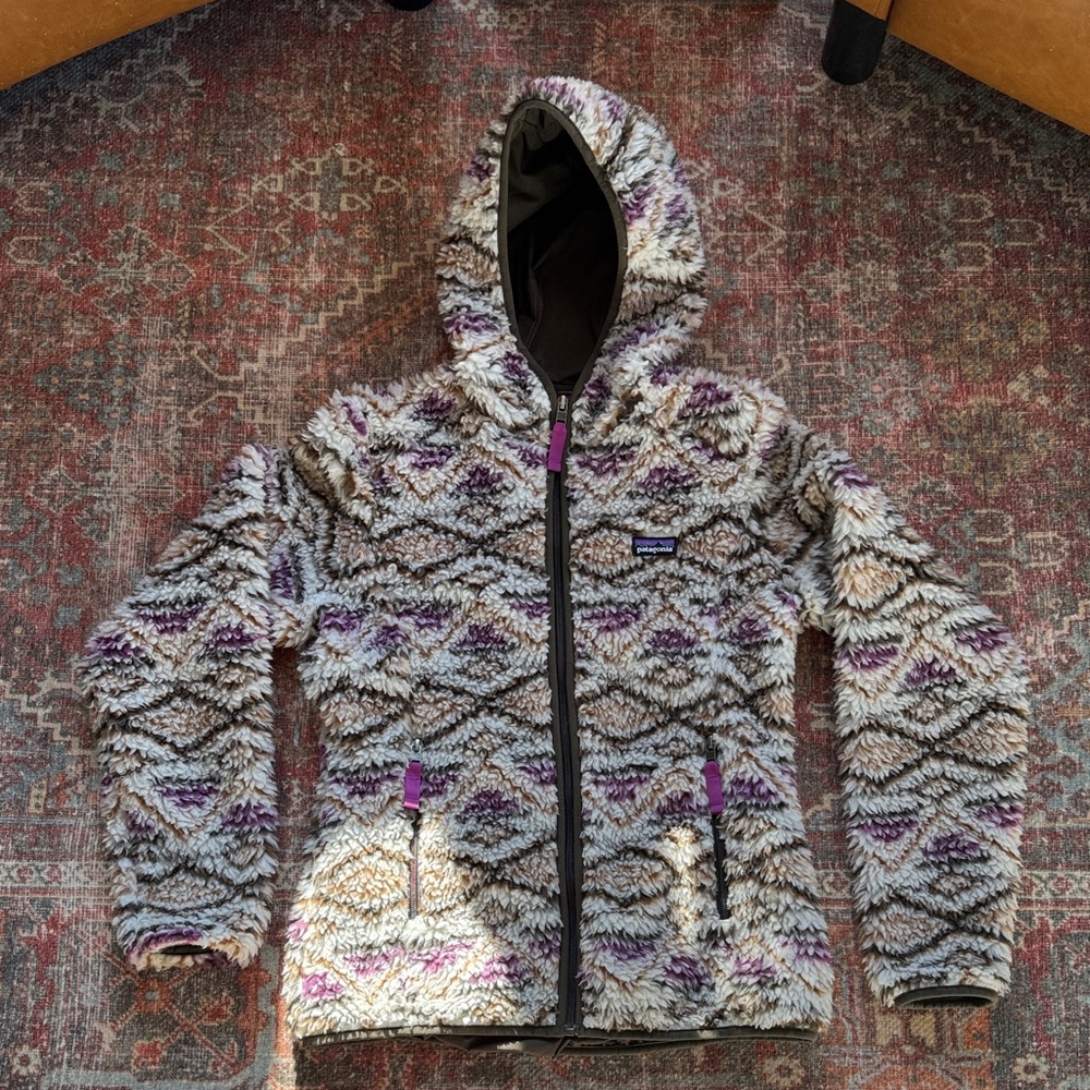 Patterned Hooded Jacket - image 1